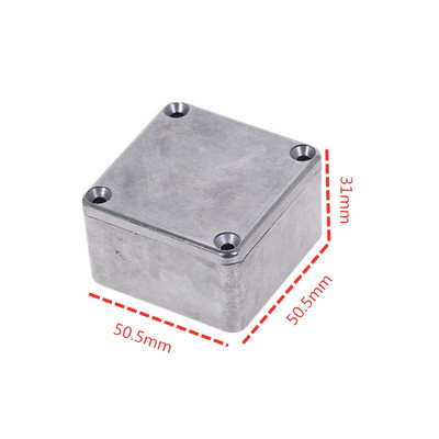 1590A 1590B konektor aluminijske kutije s 4 čelična vijka Kućište za pedale ZA dijelove gitare i pribor