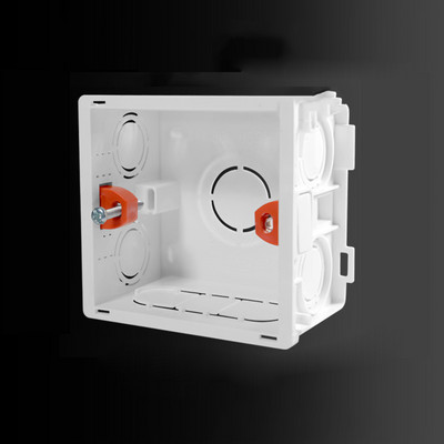 86. tipa slēdža ligzda slēpta sabiezināta vadu apakšējā kārba universālā sadales kārbas liesmu slāpējošā kasete