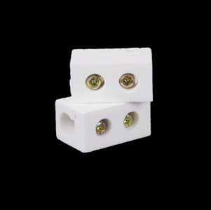 2 gab keramikas spaiļu bloks 15A 3 virzienu 6 caurumu savienotājs porcelāna keramikas spaiļu bloki/ 30A 1-way 2 caurumu savienotājs