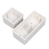 86. tipa kasešu biezināta PVC sadales kārba universāla slēptā kontaktligzdas slēdža kārbas pamatne, kas slēpjas