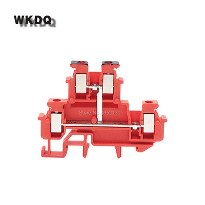5Pcs MBKKB 2.5-PV dvostruki terminalni blok s ekvipotencijalnom vezom MBKKB2.5-PV vijčane žice Električni konektori za din šinu
