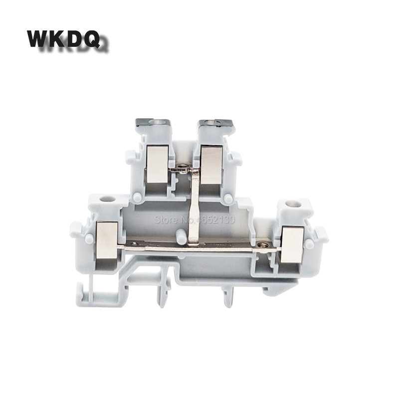 5Pcs MBKKB 2.5-PV dvostruki terminalni blok s ekvipotencijalnom vezom MBKKB2.5-PV vijčane žice Električni konektori za din šinu