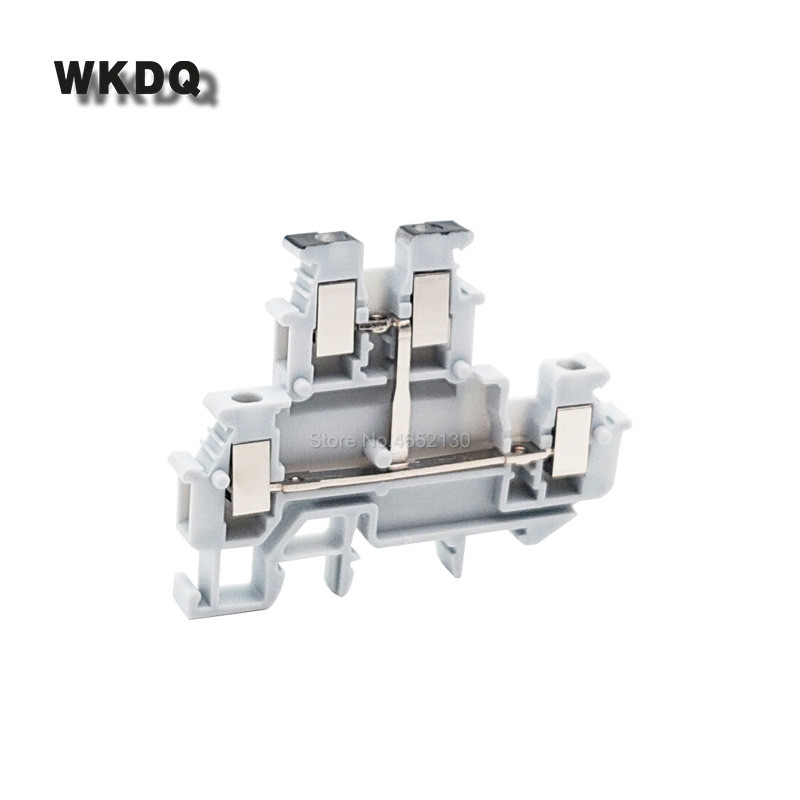 5Pcs MBKKB 2.5-PV dvostruki terminalni blok s ekvipotencijalnom vezom MBKKB2.5-PV vijčane žice Električni konektori za din šinu