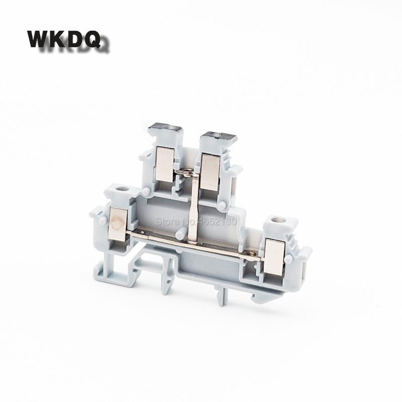 5Pcs MBKKB 2.5-PV dvostruki terminalni blok s ekvipotencijalnom vezom MBKKB2.5-PV vijčane žice Električni konektori za din šinu