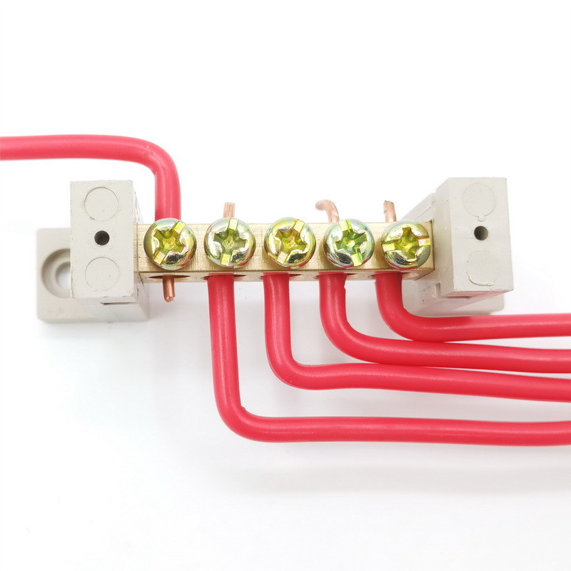 1kom 5/7/10 rupica za vijčane priključne blokove za uzemljenje, bakrene priključne blokove s visokim mostom, električni dodaci