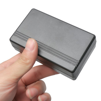 2Pcs ABS пластмасова кутия за проекти Водоустойчива черна Направи си сам корпус Кутия за инструменти Калъф за съхранение Кутии за кутии Електронни консумативи за дома