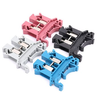 10Pcs Din Rail Terminal Block UK-2.5B Wire Electrical Conductor Βιδωτή σύνδεση Universal Connector Terminal Strip Block UK2.5B