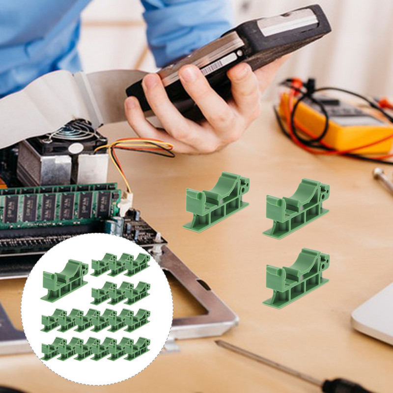 Ploča na šinu Din PCB Montaža Montažni krug Nosač Držač Stege Adapter Nosači Noseća kutija C45 konektori Diy električni komplet