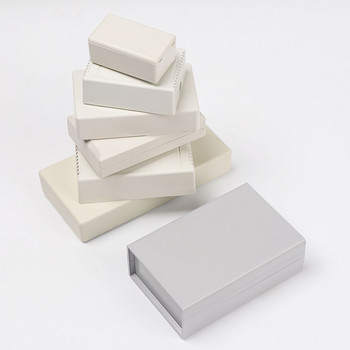 Висококачествени DIY бяла ABS пластмасова електронна кутия за проекти Кутии за кутии Водоустойчив капак Проектна кутия за инструменти