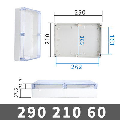 ABS razvodna kutija s prozirnom žicom Vodootporna elektronička vodootporna kutija za kućište IP67 Sigurno kućište Plastične kutije Organizator
