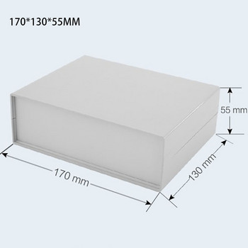170*130*55MM Project Box Transformer case desktop Направи си сам черупката на разпределителната линия на захранване може да се обработва с дупки