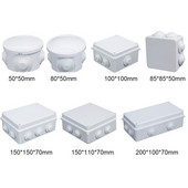 RA RT vairumtirdzniecība ABS plastmasas IP65 IP55 ūdensnecaurlaidīga savienojuma kārba DIY āra elektriskās savienojuma kārba kabeļa atzaru kaste