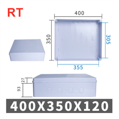 RA RT vairumtirdzniecība ABS plastmasas IP65 IP55 ūdensnecaurlaidīga savienojuma kārba DIY āra elektriskās savienojuma kārba kabeļa atzaru kaste