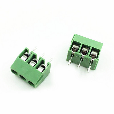 100PCS KF350-3.5 3.5mm razmak 2P/3 pinski spojni plug-in PCB vijčani terminalni blok konektor KF350 300V 10A za 24-18 AWG kabel