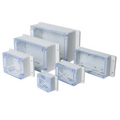 Prozirna vodootporna razvodna kutija Plastična kutija za kućište Kutija za projektne instrumente Električna projektna kutija Prozirni poklopac s uhom