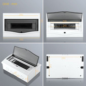 Električna razvodna kutija Kućna rasvjetna kutija 2-4/5-8/9-12 načina površinski montirana razvodna kutija unutarnjeg zida