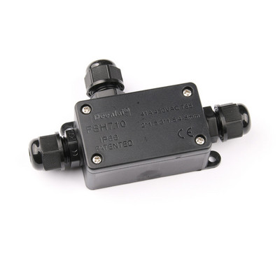 2-smjerna vodootporna razvodna kutija IP68 6-12 mm zatvorena električna žica, retardantni kabelski konektor, vanjsko razvodno kućište za LED svjetla