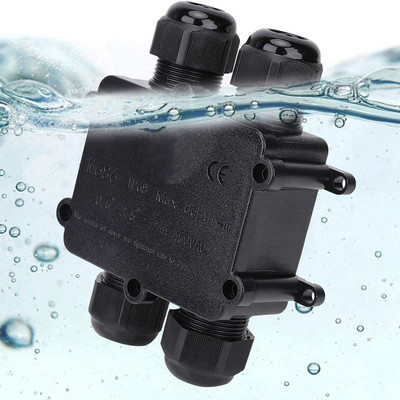 IP68 vodootporni konektor 4-14 mm 3 / 4 puta 24 A vanjska led svjetla Konektori električnih kabela Zapečaćena razvodna kutija za retardantne žice