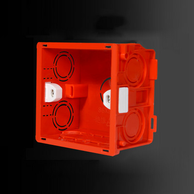 Zapaljiva kazeta sa skrivenim ožičenjem Donja kutija Jednostavna za spajanje Univerzalna razvodna kutija za zidnu utičnicu tipa 86