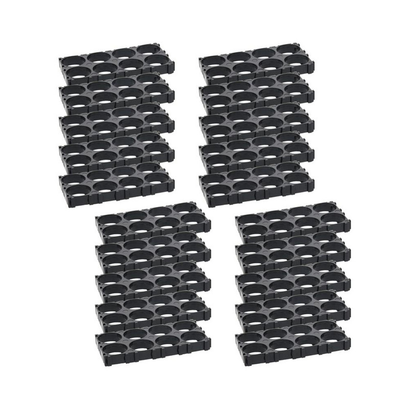 2*3/2*4/2*5/2*6/3*3/3*4 18650 Akumulatora turētāja kronšteins DIY cilindriski akumulatoru komplekti Pretvibrācijas futrāļa glabāšana