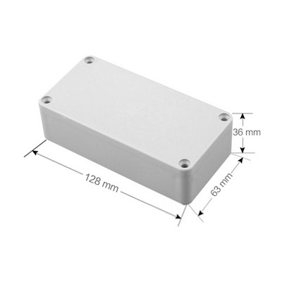 14 suurust mustast ABS-plastist elektrooniline projektikarbi instrumentide ümbris DIY kvaliteetse veekindla kaanega projekti korpuse karbid