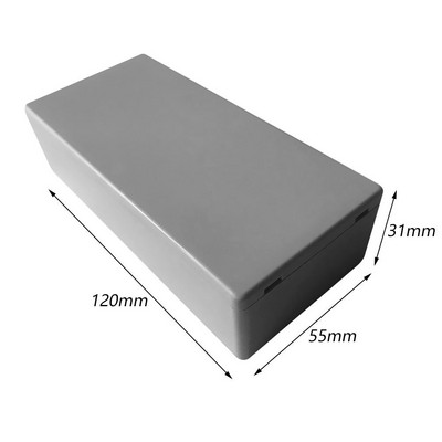 14 suurust mustast ABS-plastist elektrooniline projektikarbi instrumentide ümbris DIY kvaliteetse veekindla kaanega projekti korpuse karbid