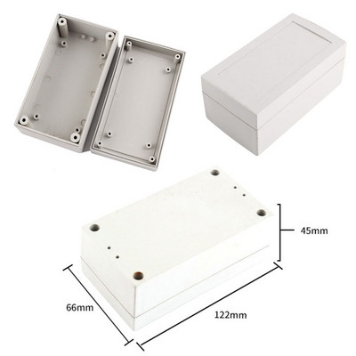 14 suurust mustast ABS-plastist elektrooniline projektikarbi instrumentide ümbris DIY kvaliteetse veekindla kaanega projekti korpuse karbid