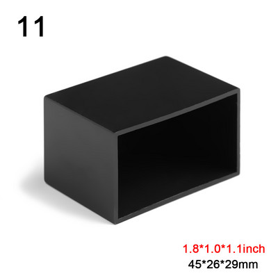 14 suurust mustast ABS-plastist elektrooniline projektikarbi instrumentide ümbris DIY kvaliteetse veekindla kaanega projekti korpuse karbid