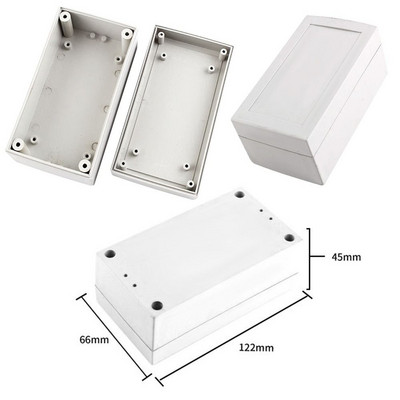 14 suurust mustast ABS-plastist elektrooniline projektikarbi instrumentide ümbris DIY kvaliteetse veekindla kaanega projekti korpuse karbid