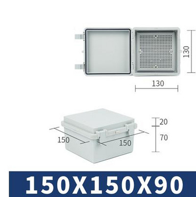 150x150x90 kaste āra ūdensnecaurlaidīgs korpuss plastmasas kaste elektroniskā projekta korpuss instruments ūdensizturīgs sadales kārbas korpuss