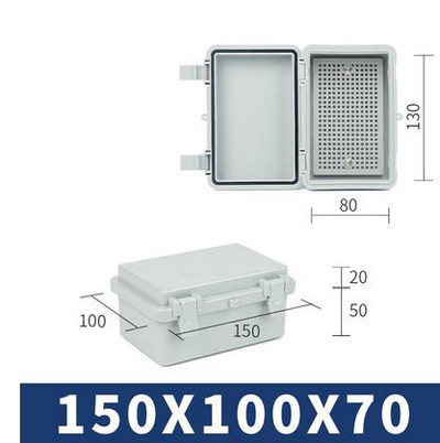 150x150x90 kaste āra ūdensnecaurlaidīgs korpuss plastmasas kaste elektroniskā projekta korpuss instruments ūdensizturīgs sadales kārbas korpuss