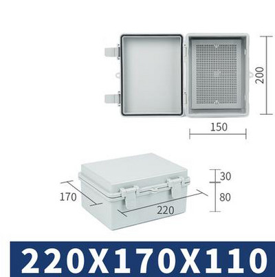 150x150x90 kaste āra ūdensnecaurlaidīgs korpuss plastmasas kaste elektroniskā projekta korpuss instruments ūdensizturīgs sadales kārbas korpuss