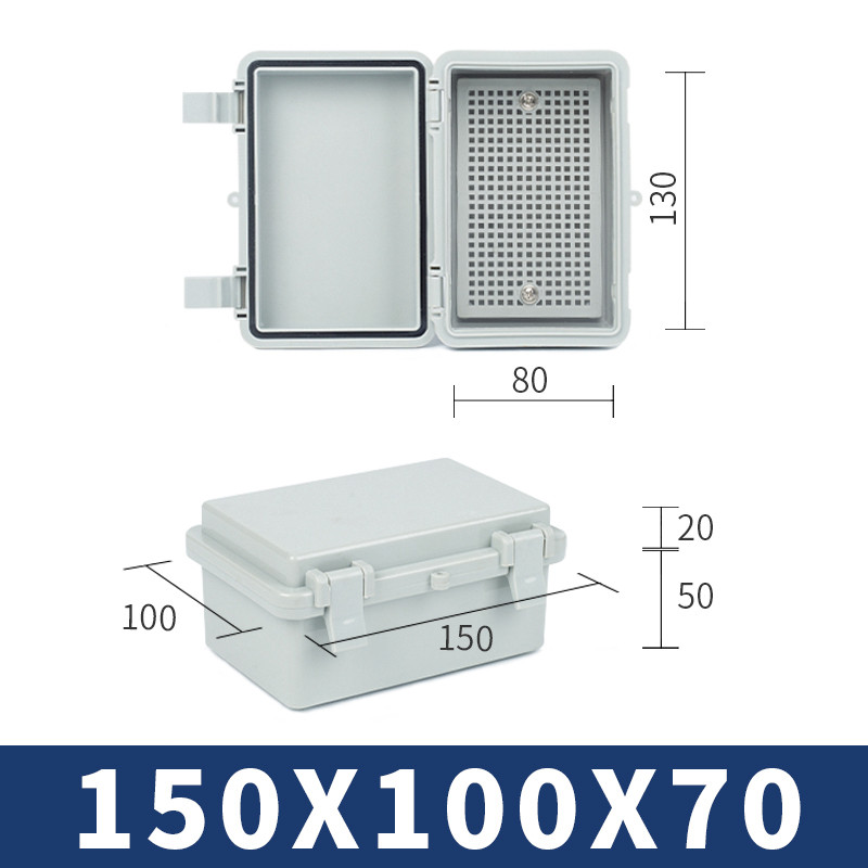 150x150x90 kaste āra ūdensnecaurlaidīgs korpuss plastmasas kaste elektroniskā projekta korpuss instruments ūdensizturīgs sadales kārbas korpuss