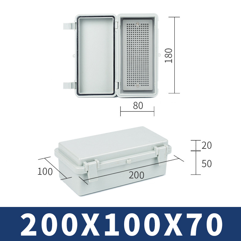 150x150x90 kaste āra ūdensnecaurlaidīgs korpuss plastmasas kaste elektroniskā projekta korpuss instruments ūdensizturīgs sadales kārbas korpuss
