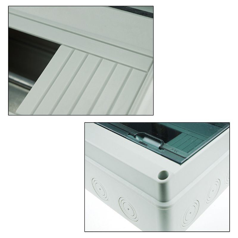 5/8/12/15/18/24 Ways elektriskās sadales kārba ūdensnecaurlaidīga savienojuma vadu kārba