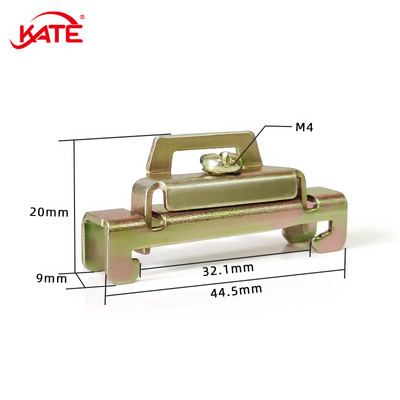 1 KOM DZ47 željezni fiksni terminal C45 DIN letvica vijčani spojni terminali Snap-jednostruki dvoslojni fiksni terminal