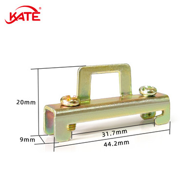 1 KOM DZ47 željezni fiksni terminal C45 DIN letvica vijčani spojni terminali Snap-jednostruki dvoslojni fiksni terminal