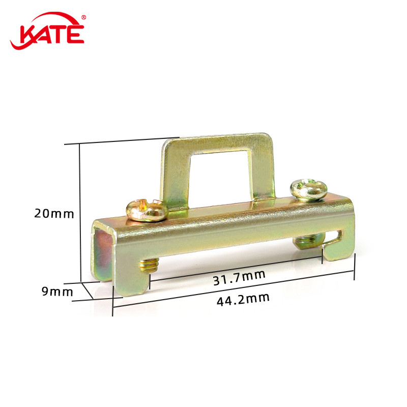 1 KOM DZ47 željezni fiksni terminal C45 DIN letvica vijčani spojni terminali Snap-jednostruki dvoslojni fiksni terminal