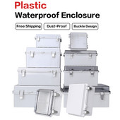 Ūdensnecaurlaidīgs plastmasas korpuss ar Hasp elektrisko sadales kārbu Āra noslēgts slēdža barošanas korpuss, elektriskās sadales kārbas