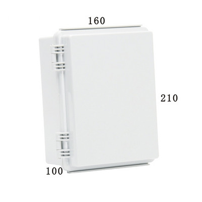 Ūdensnecaurlaidīgs plastmasas korpuss ar Hasp elektrisko sadales kārbu Āra noslēgts slēdža barošanas korpuss, elektriskās sadales kārbas