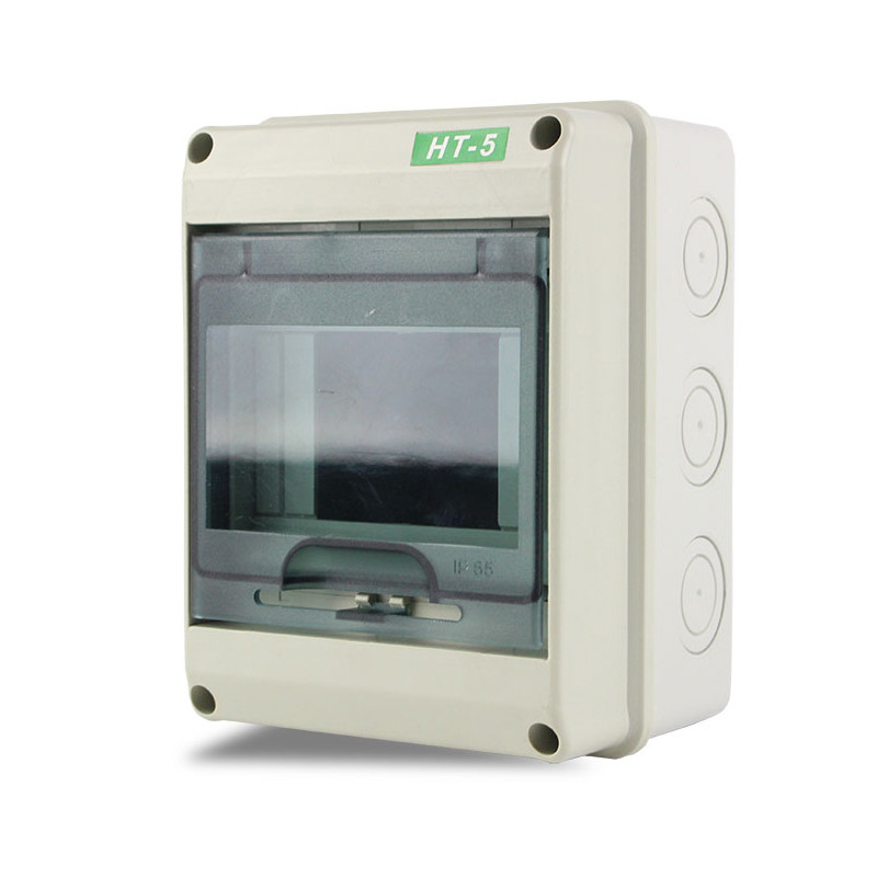 2/5/8/12/15/18/24 Ways elektriskās sadales kārbas āra ķēdes pārtraucējs MCB strāvas plastmasas sadales kārbas ūdensnecaurlaidīgs projekta korpuss