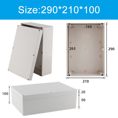 F sērijas plastmasas ABS sadales kārbas skrūvējamais kabelis pielāgots ūdensizturīgs sadales kārbas Ip66 āra elektriskās sadales kārbas korpuss