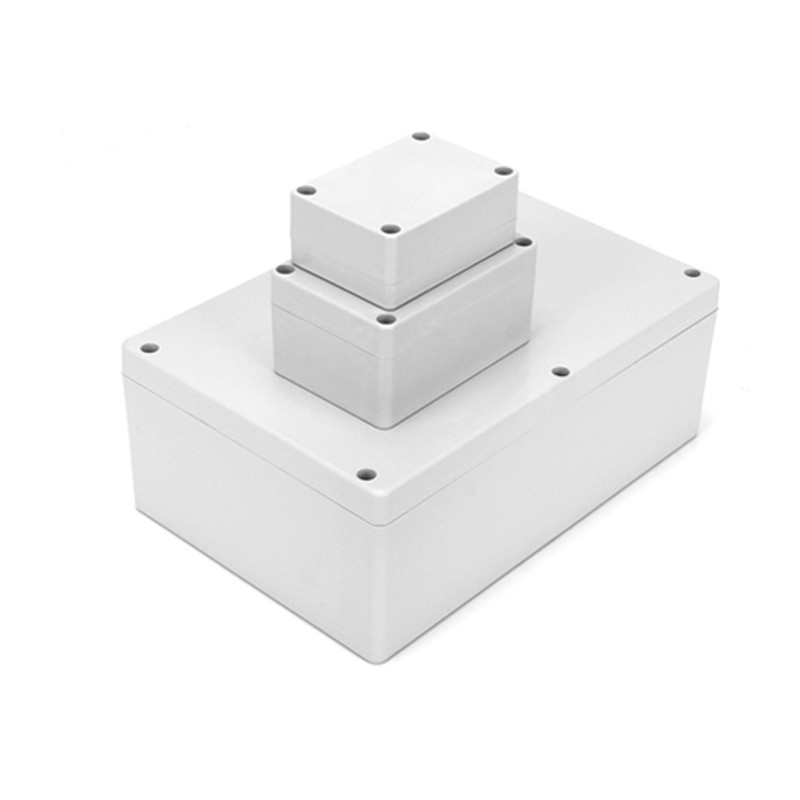 F sērijas plastmasas ABS sadales kārbas skrūvējamais kabelis pielāgots ūdensizturīgs sadales kārbas Ip66 āra elektriskās sadales kārbas korpuss