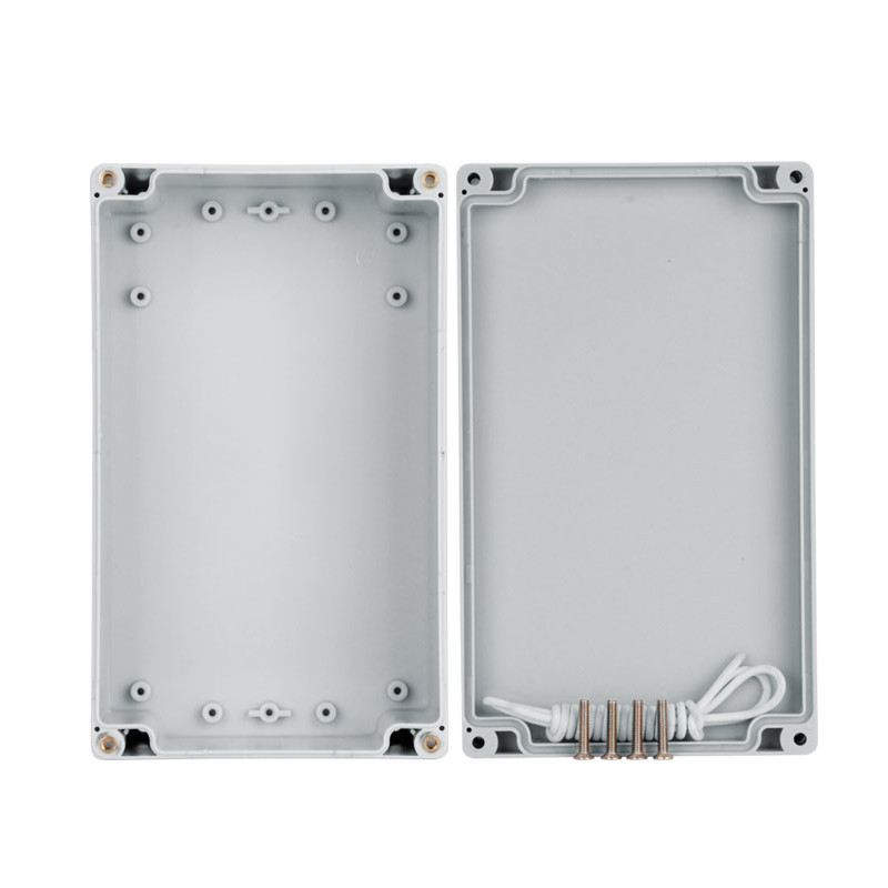 F sērijas plastmasas ABS sadales kārbas skrūvējamais kabelis pielāgots ūdensizturīgs sadales kārbas Ip66 āra elektriskās sadales kārbas korpuss