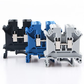 Din rail terminalni blok UK-5N Univerzalni konektor Vijčani spoj Vodič za električno ožičenje UK5N Blok terminalnih letvica 10 kom.