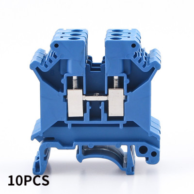 Din rail terminalni blok UK-5N Univerzalni konektor Vijčani spoj Vodič za električno ožičenje UK5N Blok terminalnih letvica 10 kom.