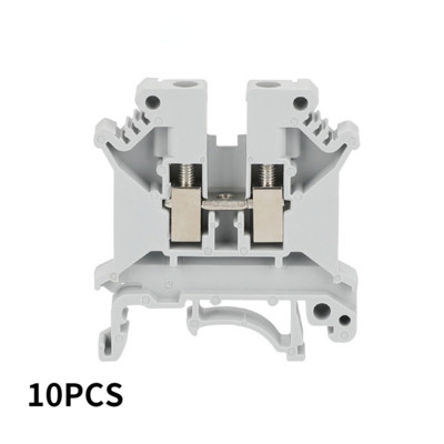 Din rail terminalni blok UK-5N Univerzalni konektor Vijčani spoj Vodič za električno ožičenje UK5N Blok terminalnih letvica 10 kom.