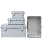 ABS ūdensnecaurlaidīgs plastmasas korpuss ar Hasp elektriskās sadales kārbu elektrisko sadales kārbu āra noslēgts slēdža strāvas korpuss