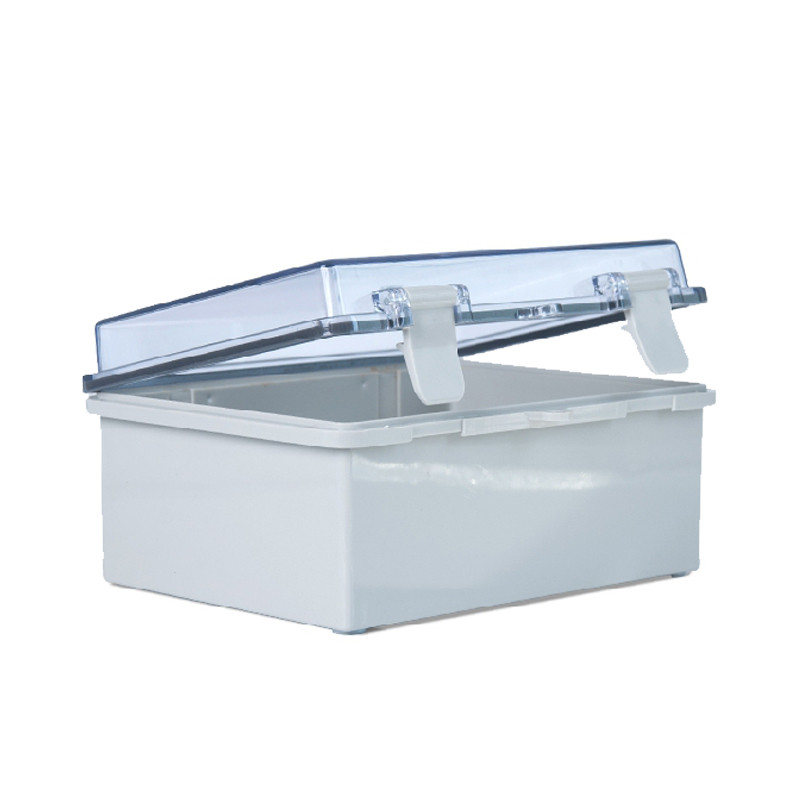 ABS ūdensnecaurlaidīgs plastmasas korpuss ar Hasp elektriskās sadales kārbu elektrisko sadales kārbu āra noslēgts slēdža strāvas korpuss