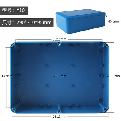 Jauna dizaina IP67 ūdensnecaurlaidīgs korpuss plastmasas kastes elektroniskā projekta āra instrumenta elektriskā projekta kastes savienojuma korpuss